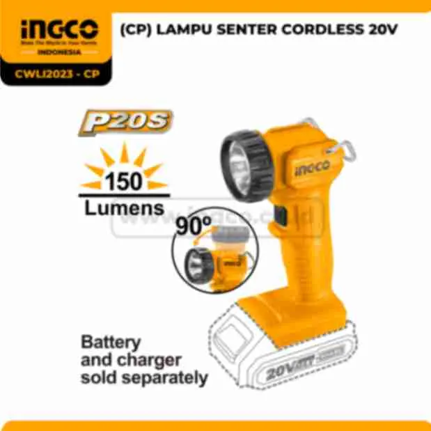 CWLI2023 - CP - (CP) LAMPU SENTER CORDLESS 20V
